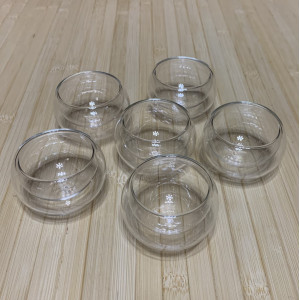 Чайные пиалы для чая с двойными стенками 45 мл 6 шт. Photo 2